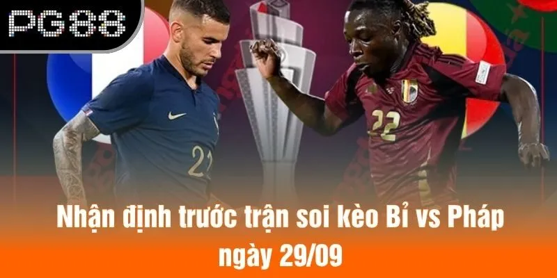 Nhận định trước trận soi kèo Bỉ vs Pháp ngày 29/09